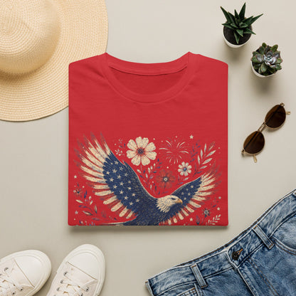 Land of the Brave Custom Tee | Patriotic American Shirt | USA Independence Day T-Shirt