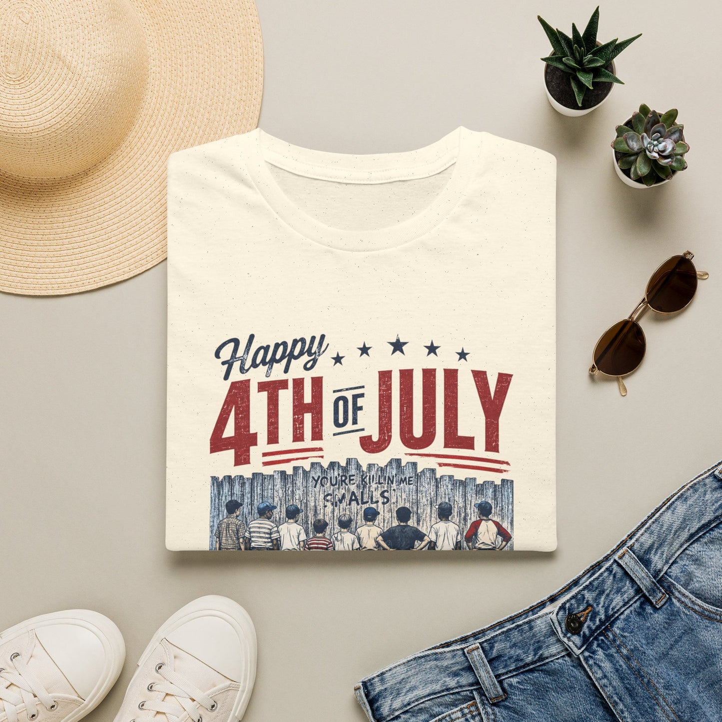 Happy 4th of July Baseball Shirt | Patriotic Summer Tee | Vintage Baseball Fan T-Shirt