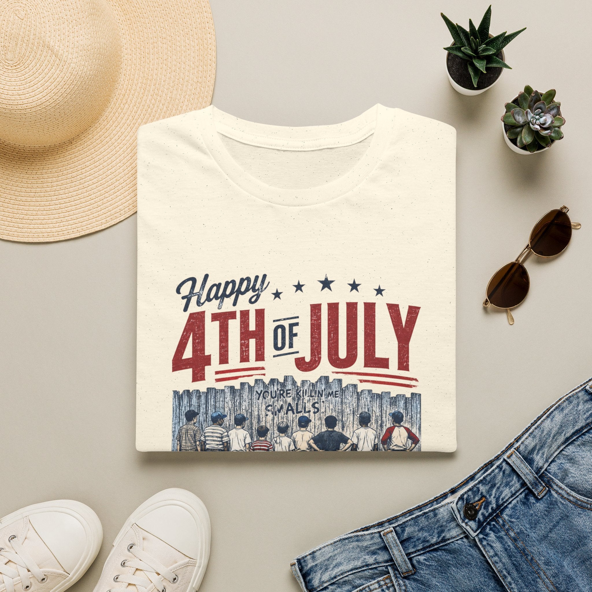 Happy 4th of July Baseball Shirt | Patriotic Summer Tee | Vintage Baseball Fan T-Shirt