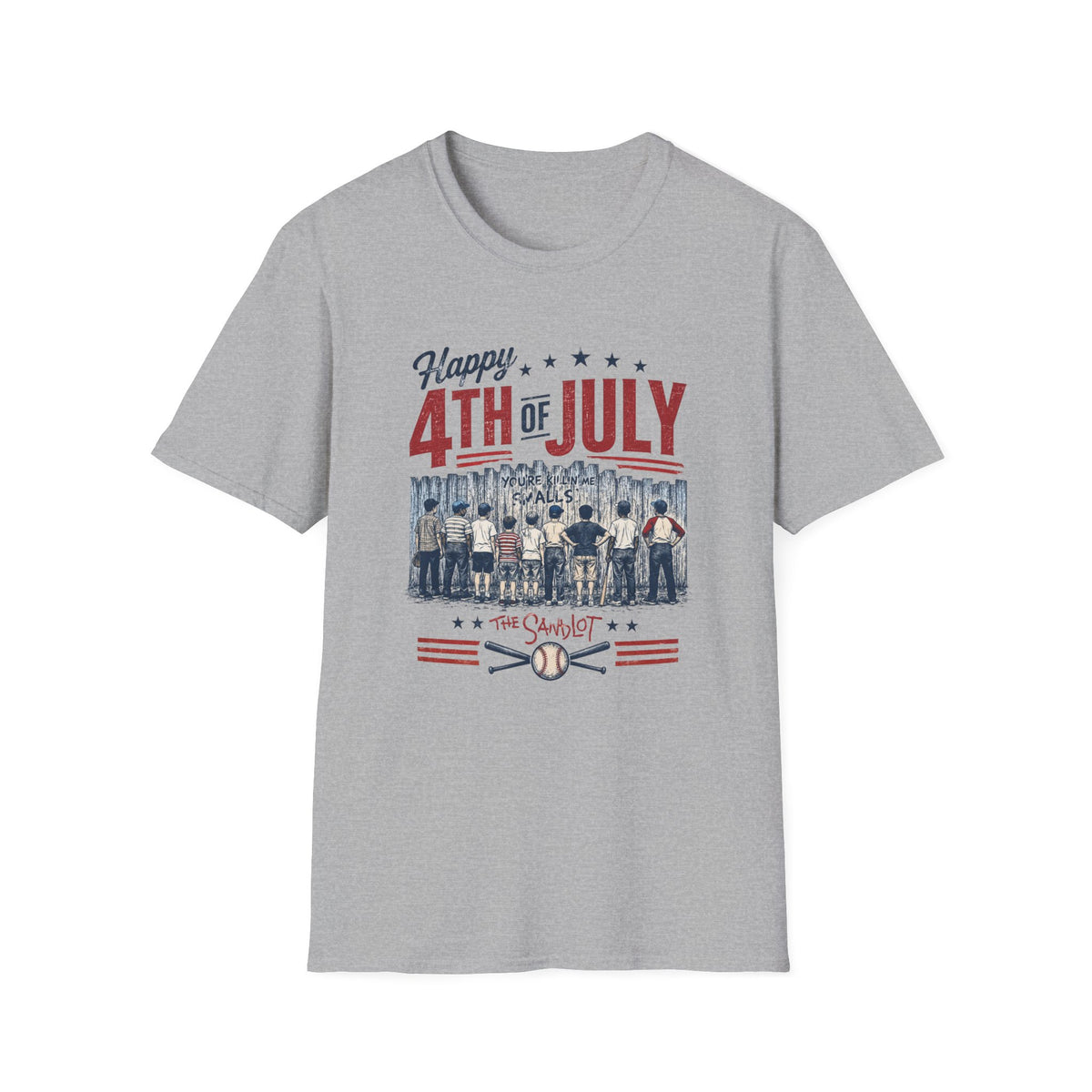 Happy 4th of July Baseball Shirt | Patriotic Summer Tee | Vintage Baseball Fan T-Shirt