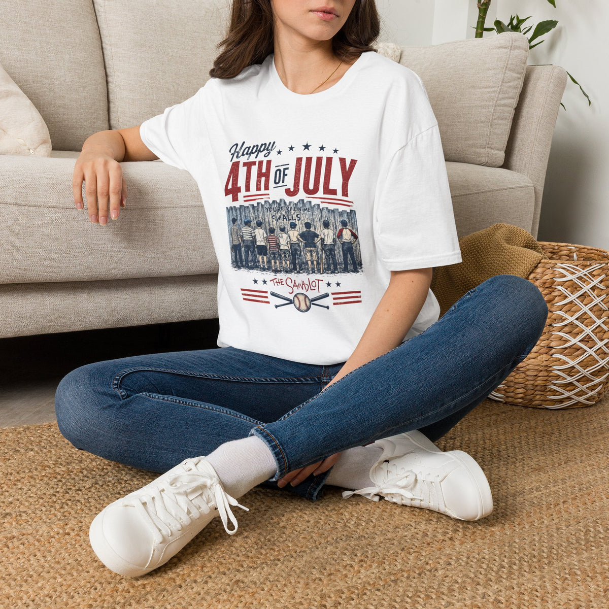 Happy 4th of July Baseball Shirt | Patriotic Summer Tee | Vintage Baseball Fan T-Shirt