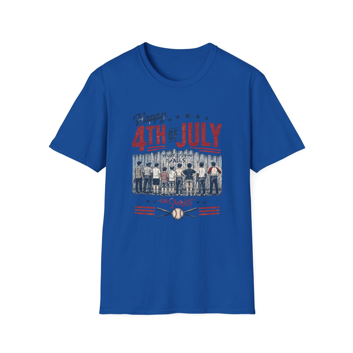 Happy 4th of July Baseball Shirt | Patriotic Summer Tee | Vintage Baseball Fan T-Shirt
