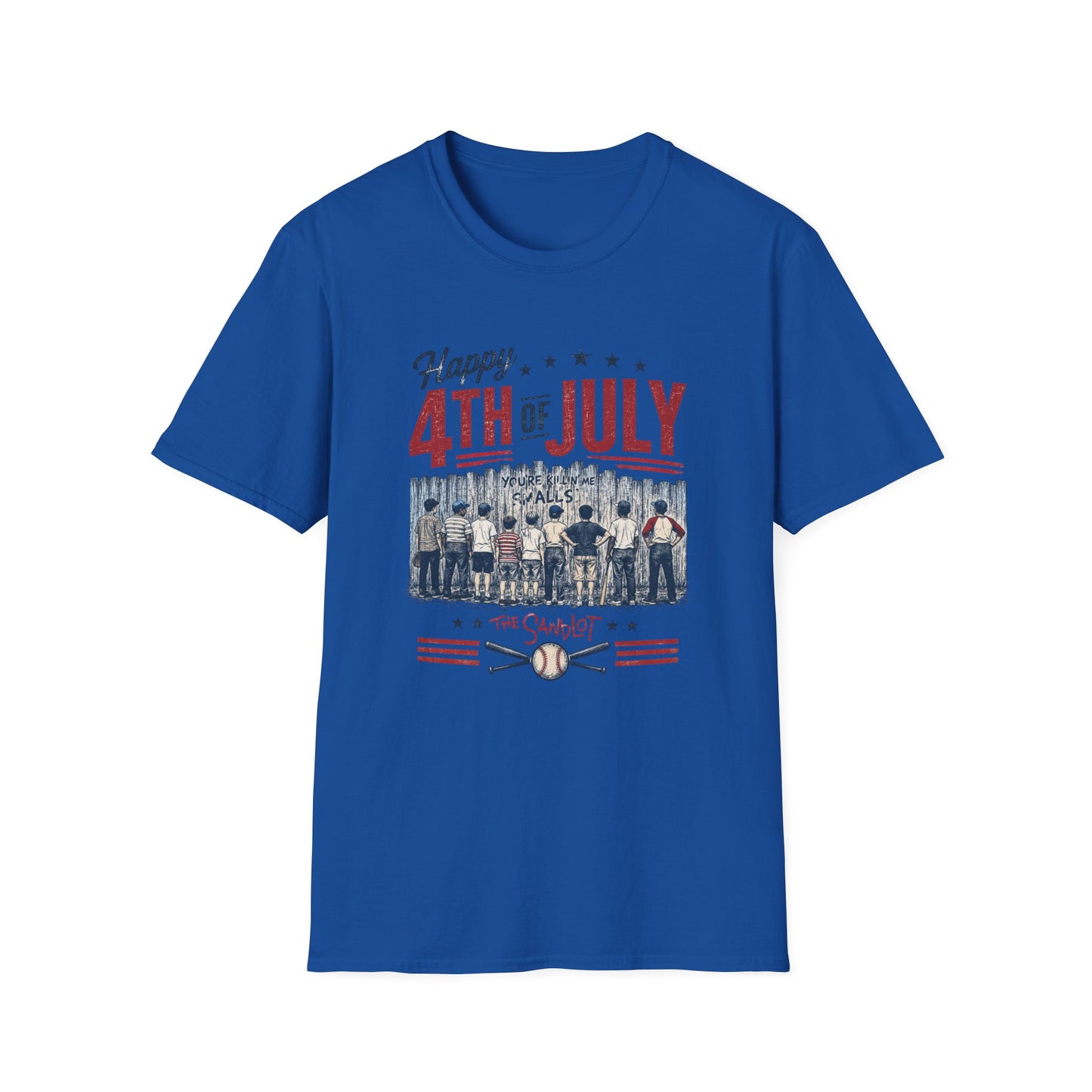 Happy 4th of July Baseball Shirt | Patriotic Summer Tee | Vintage Baseball Fan T-Shirt