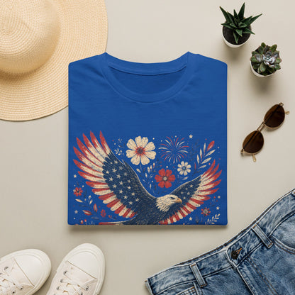 Land of the Brave Custom Tee | Patriotic American Shirt | USA Independence Day T-Shirt
