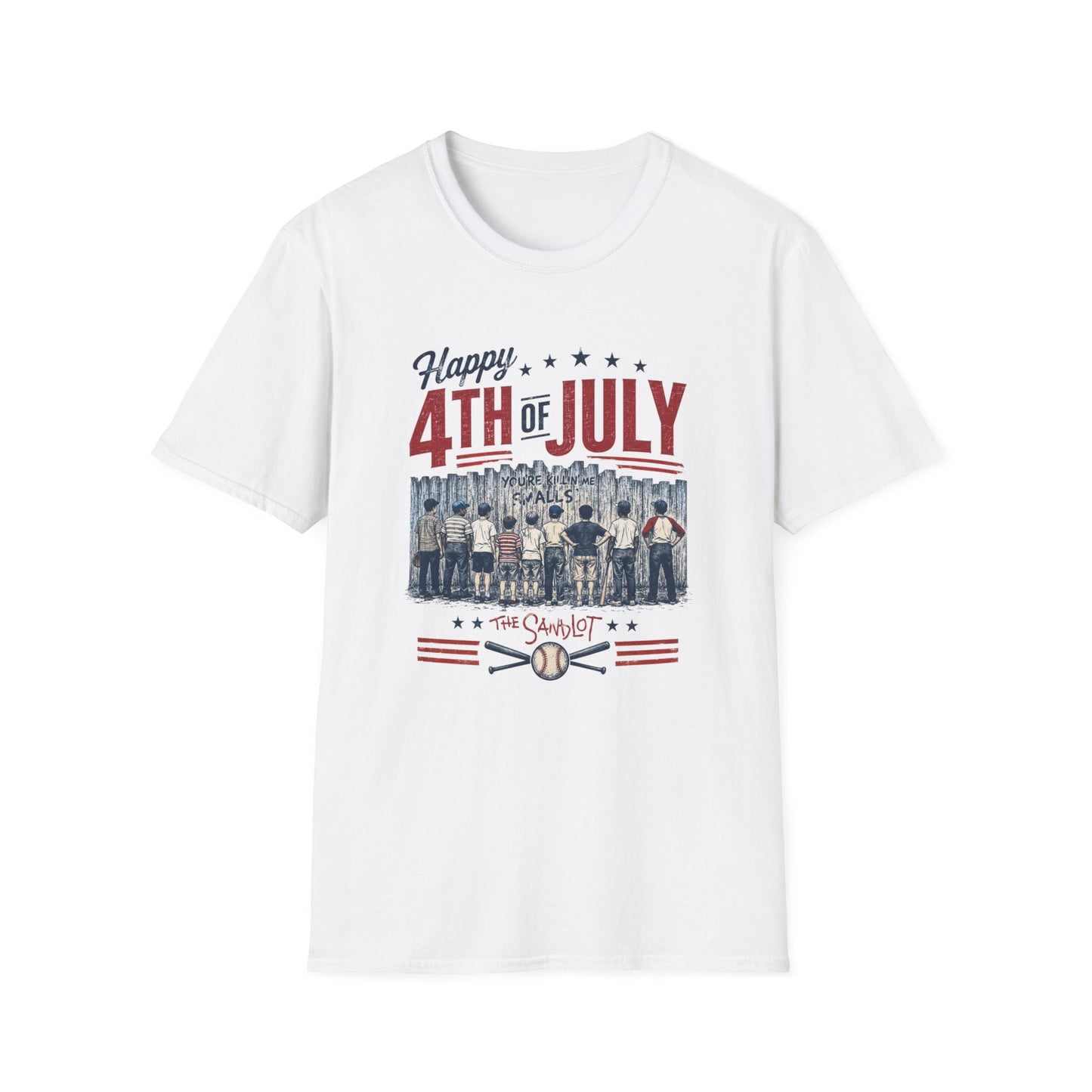 Happy 4th of July Baseball Shirt | Patriotic Summer Tee | Vintage Baseball Fan T-Shirt
