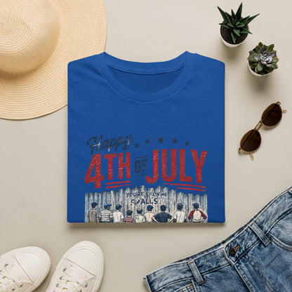 Happy 4th of July Baseball Shirt | Patriotic Summer Tee | Vintage Baseball Fan T-Shirt